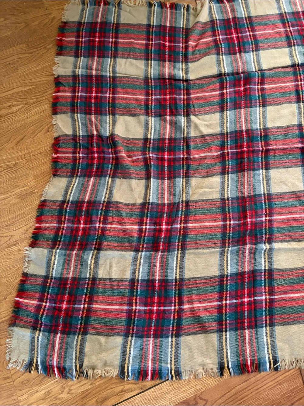 Fall throw plaid classic plaid
